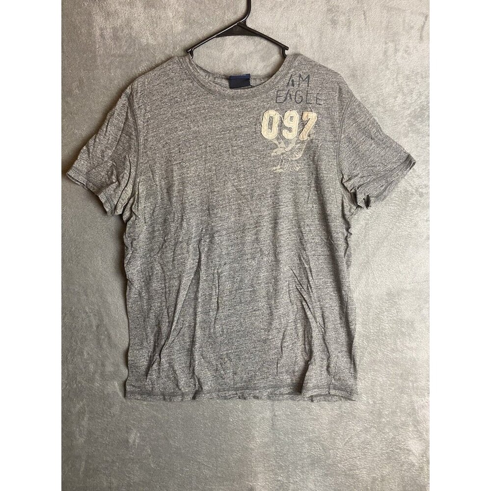 American Eagle Outfitters Mens Large Athletic Fit Gray Tshirt